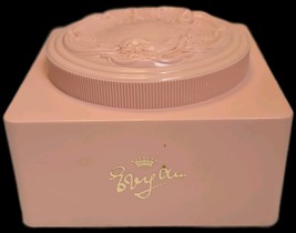 Pink Peach Vintage Evyan White Shoulders Dusting Powder Art Nouveau 8oz - $554.64 MXN