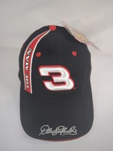 Dale Earnhardt Hat Cap Strap Back Mens NASCAR Racing Black 3 Winners Circle NWT - $26.99