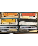 Lot of 6 Athearn Train in Miniature HO Gauge Reefer, Coach, Baggage Car - $30.00