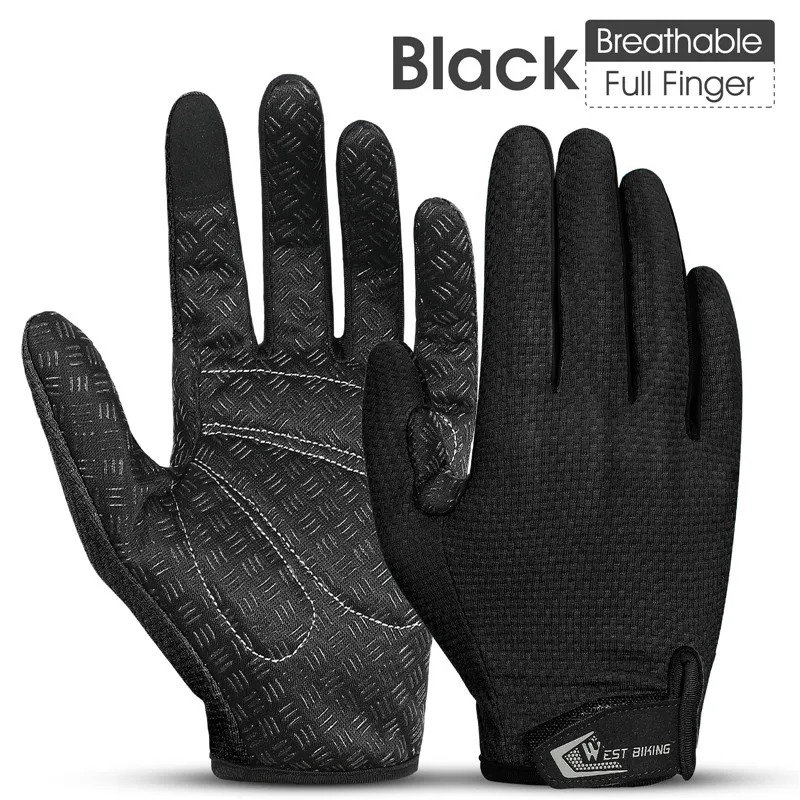 WEST BI Men&#39;s Cycling Gloves Full/Half Finger  Touch Screen Bicycle Gloves Non-s - £116.68 GBP