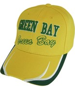 Green Bay City Name Block and Script Lettering Baseball Cap with Embroid... - $27.28 CAD