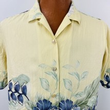 Tommy Bahama Womens Hawaiian Aloha S Shirt Hibiscus Flower Tropical - £39.86 GBP