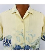 Tommy Bahama Womens Hawaiian Aloha S Shirt Hibiscus Flower Tropical - £39.32 GBP