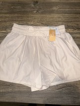 Women&#39;s 3&quot; Quick Dry Board Shorts - Kona Sol Cream Large. NWT. M/1 - £10.24 GBP