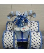 Four Wheeler / Quad Handmade Baby Shower Diaper Cake Royal Blue , Light ... - £70.70 GBP