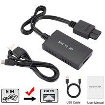 3 In 1 HDMI HD Cable Adapter Converter for Super Nintendo SNES/GameCube/N64 - £21.36 GBP