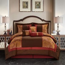 Nanshing SIBYL7-K Sibyl Collection Bedroom Comforter Complete 7 Piece Set King - $153.45