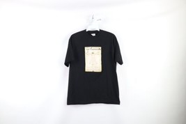 Vintage 90s Streetwear Mens Small Faded Leonardo da Vinci Vitruvian Man T-Shirt - £31.43 GBP
