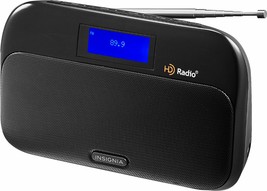 Insignia- Tabletop FM/HD Radio - Black - £79.74 GBP