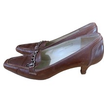 Coach Womens Size 7 B Vintage Kitten 2 in Heel Shoes Horse Bridle Brown ... - £22.52 GBP