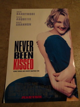 NEVER BEEN KISSED - MOVIE POSTER WITH DREW BARRYMORE  - £16.51 GBP