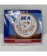 NEW TED LASSO CROSS STITCH KIT BE A GOLDFISH - $8.77