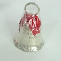 International Silver 1994 Bell Christmas Tree Ornament Silverplated 3 1/4&quot; - £15.48 GBP