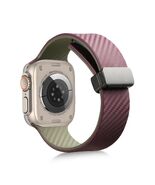 LYSMVIVI Carbon Fiber Silicone Apple Watch Band Pale Cerulean/Black - $244.07 MXN LYSMVIVI Carbon Fiber Silicone Apple Watch Band Pale Cerulean/Black - $244.07 MXN