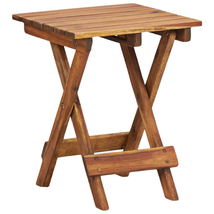 Outdoor Indoor Garden Patio Balcony Wooden Foldable Plant Flower Stand Table - £24.73 GBP+