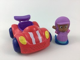 Bubble Guppies Roll N Go Molly Mermaid Race Car Toy Figure Lot Fisher Price 2012 - £14.30 GBP