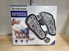 Brookstone EMS Foot Massager Neuropathy Feet Circulation Pain Relief Open Box* - £26.07 GBP