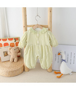 Elegant Baby Girl Romper - Soft, Breathable Spring & Summer Wear for 3-24 Months - £31.33 GBP