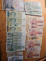 27 x Old Bulgarian notes  2000lv , 4 x 1000 leva 6 x 500 Lv, 5 x 200lv, ... - $145.06