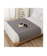  100% Polyester Waterproof Dog Mattress Pad 40x50 Inch Light Grey Quilted - $20.23 CAD