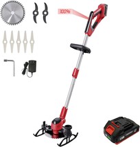 The Korunria Cordless Weed Wacker, Edger, And Lawn Mower Features A 2-Po... - £102.13 GBP