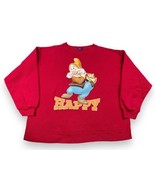 Vtg 90s Disney Classic Happy Seven Dwarfs Crewneck Sweatshirt USA Made S... - £22.92 GBP