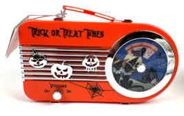  Animated Musical Mr Halloween Trick or Treat Tunes Radio Orange Pumpkins  - $33.00