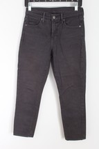 Vince 26 Dark Gray Denim Stretch Skinny Crop Jeans USA - £34.36 GBP