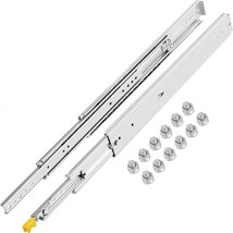 VEVOR Heavy Duty Drawer Slides 40&quot; Length, Locking Drawer Slides 500lbs Load Ca - £80.77 GBP