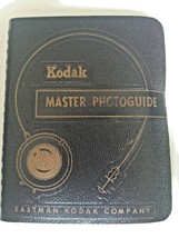 Vintage 1956 1st PrintingKodak Master Photoguide Manual Instruction Phot... - $11.99