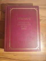 Strong&#39;s Exhaustive Concordance Of The Bible with Hebrew &amp; Greek Diction... - $27.71