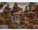 Tea House &amp; Entrance Japanese Tea Garden San Francisco California Postca... - $10.89