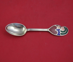 Christmas by A. Michelsen Sterling Silver Teaspoon 1968 Henry Heerup 6 1/2&quot; - £61.37 GBP