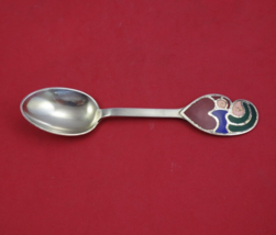 Christmas by A. Michelsen Sterling Silver Teaspoon 1968 Henry Heerup 6 1/2&quot; - £58.49 GBP