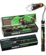 LED Magnetic Pickup Tools Flashlights with Extendable Magnet Stick Gifts... - £19.95 GBP