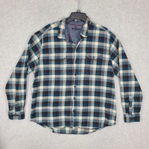 Woolrich Men&#39;s Flannel Shirt Long Sleeve Plaid XXL - £11.87 GBP