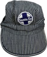 VTG Santa Fe Railroad Engineer Conductor Hat Union Made Texon Visor USA 7 1/8 - $24.83