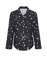 Mondxflaur Stars Women Long Sleeve Shirt Summer Elegant Fashionable - $32.91 CAD