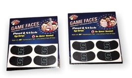 Fan-A-Peel Game Faces Michigan State University Eye Strips Set Of 2 Packs - $72.13 MXN