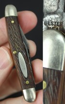 vintage pocket knife ULSTER KNIFE CO 81 two blade 1960s JIGGED ESTATE SALE - $34.99