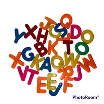 Fridge Magnet Letters English Plastic Multicolor Child Toys Alphabet Pre... - £10.09 GBP
