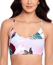 Salt + Cove Juniors’ Just Fronds Lace-Back Midkini Bikini Top Lavender D/DD - £8.53 GBP