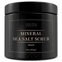 Mineral Sea Salt Scrub - Peach 16oz (453gr) - $9.79