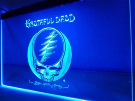 Grateful Dead Band Illuminated Led Neon Sign Home Decor, Room, Lights Décor Art - £20.39 GBP+