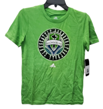 Adidas Ragazzi Seattle Sounders Calcio Bicicletta Kick T-Shirt, Verde, L... - £10.27 GBP