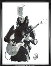 Buckethead Guitar Metal Hard Rock Music Poster Print Wall Art 18x24 - £21.23 GBP