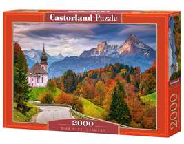 2000 Piece Jigsaw Puzzle, Autumn in Bavarian Alps, Germany, Idyllic Landscape, T - £25.16 GBP