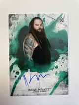 Authenticity Guarantee 
BRAY WYATT 2018 Topps WWE Undisputed Green Parallel O... - £233.25 GBP