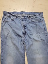 Vintage Ralph Lauren RL Men&#39;s Jeans Thompson Loose Fit 40x32 Torn Distre... - £18.01 GBP