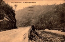 Connecticut Naugatuck Valley Near Waterbury River Highway POSTCARD 1941-bk27 - £2.37 GBP